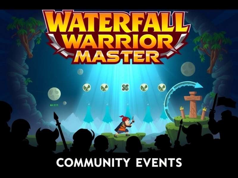 Waterfall Warrior Master Game Banner